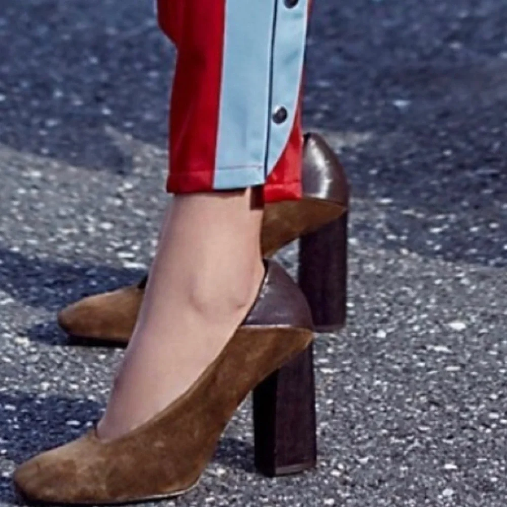 Free People Heart Block Heels